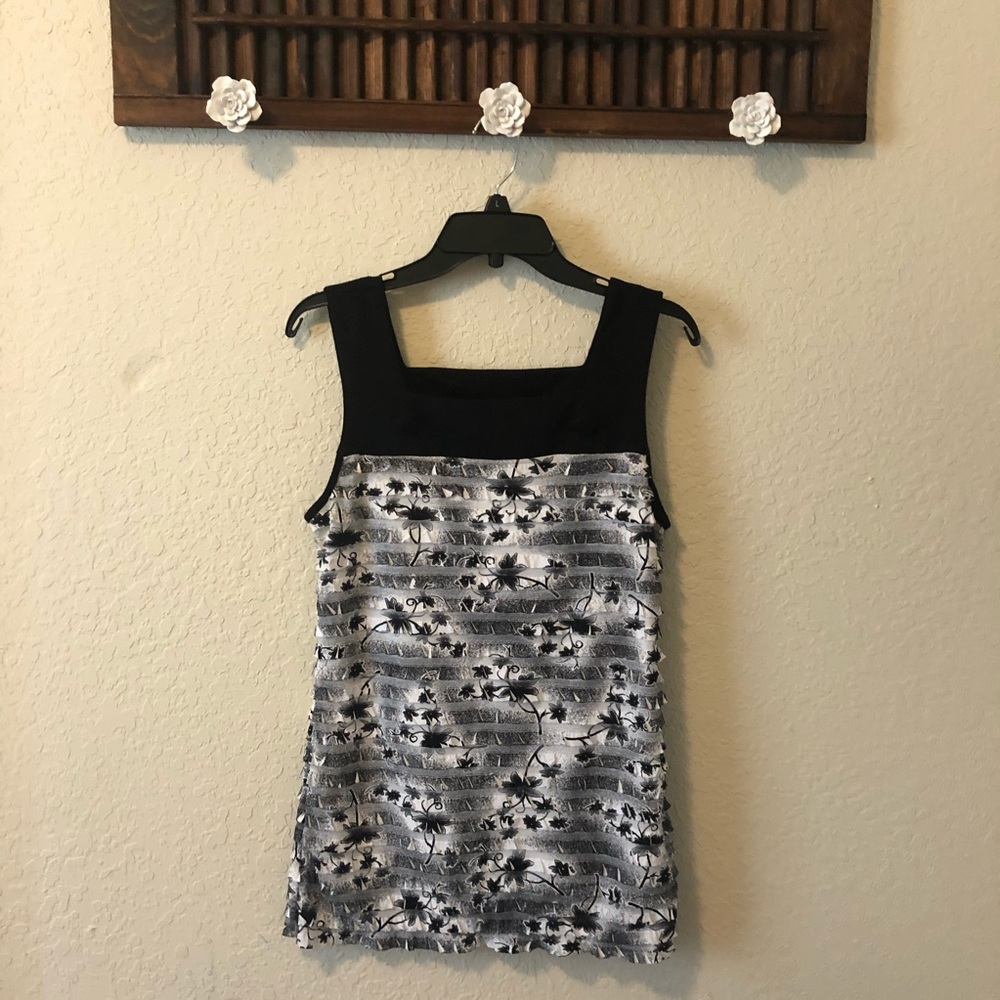 Black and White Tank Top
